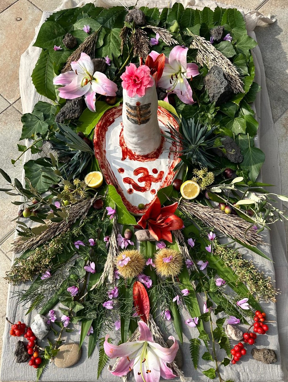 Shiva-linga pooja